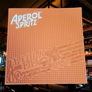 Aperol Spritz Apertivo 1919 Service Bar Mat Pre-Owned 100 Year Anniversary